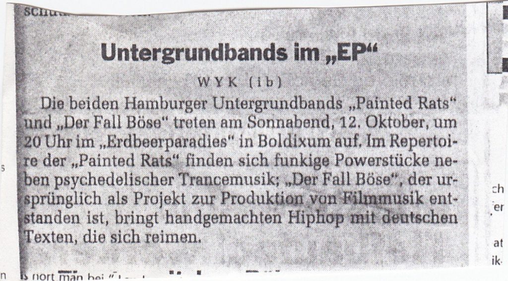 #2: Aktion aus dem Untergrund!